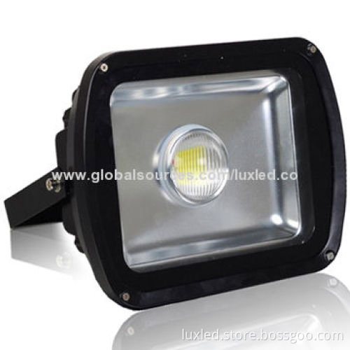 LED Floodlight, COB LED Bridgelux Chip, Meanwell Driver, Suitable for Garden or Building Wall